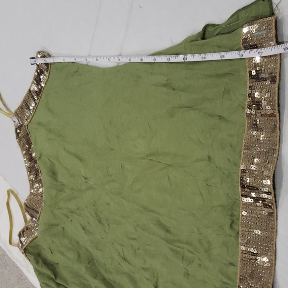 XL VTG vintage  cocomo gold sequin cami tank - Picture 9 of 9